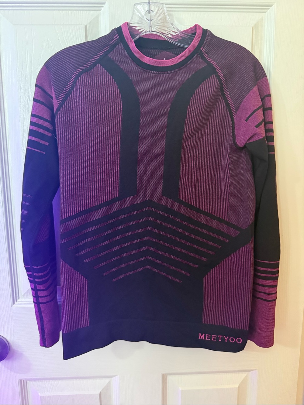 Purple and Black Performance Sweater